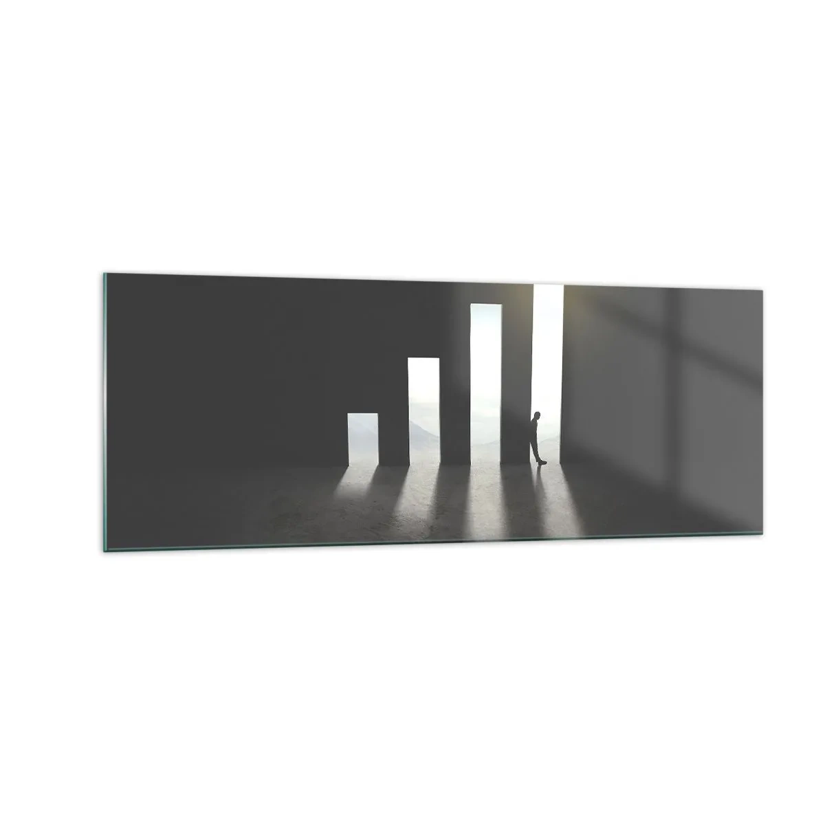 Billede på glas - Succes - et indtryk - 140x50 cm
