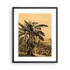 Plakat i sort ramme - I en kolonial atmosfære - 40x50 cm