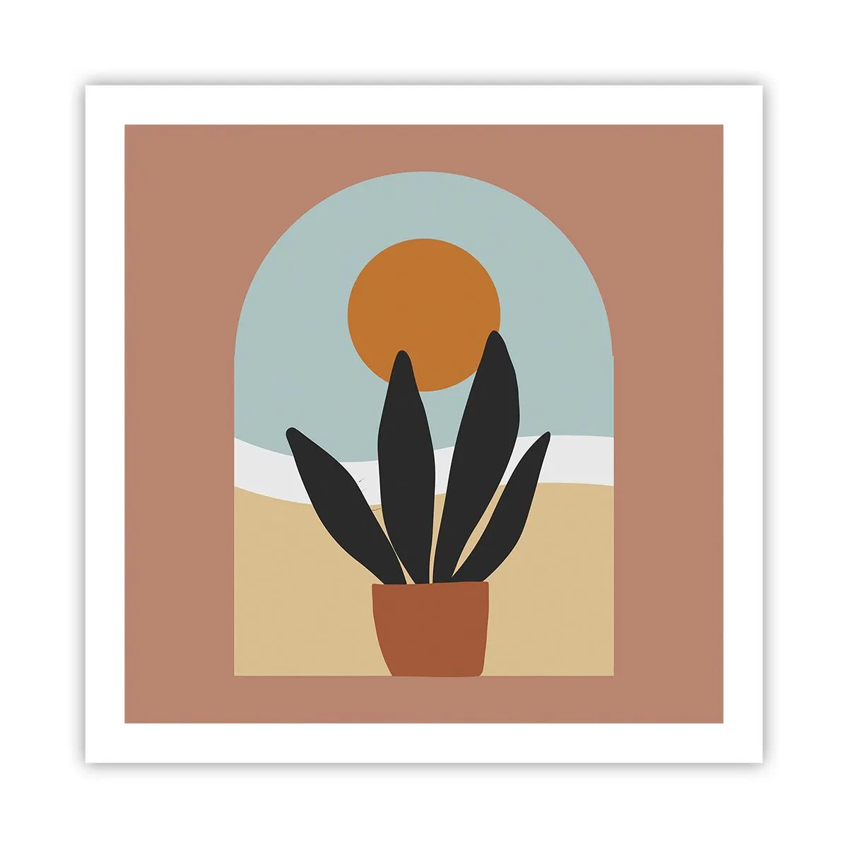Plakat - Små glæder - 60x60 cm