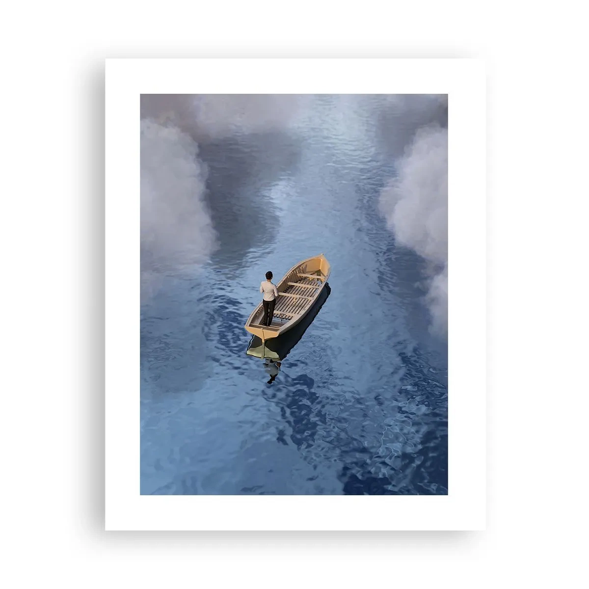 Plakat - Livet - rejsen - det ukendte - 40x50 cm