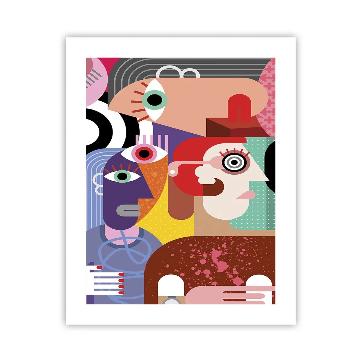 Plakat - Vi fra hr. Picasso - 40x50 cm