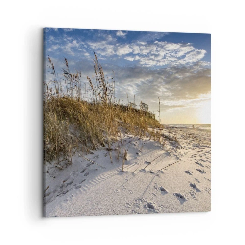 Lærredstryk - Billede på lærred - Indbydelse til en vandretur - 50x50 cm