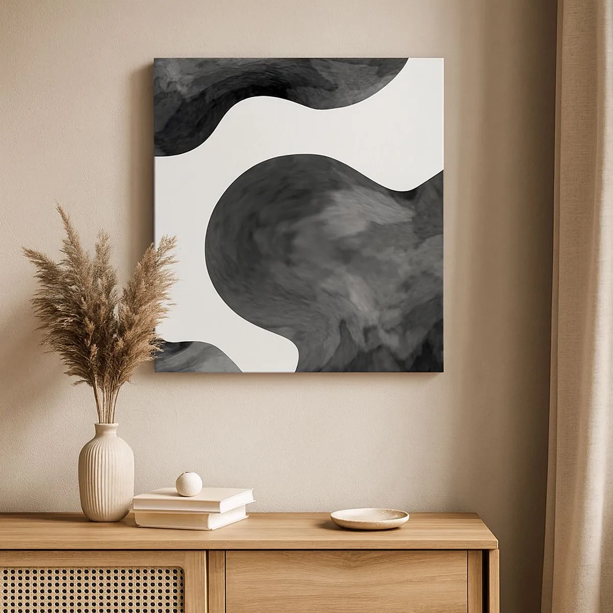 Lærredstryk - Billede på lærred - Mælkevejen - 30x30 cm