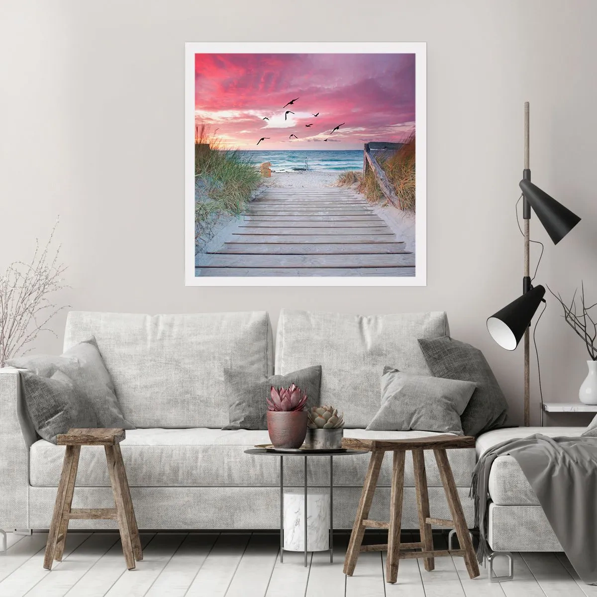 Plakat - Baltisk indtryk - 50x50 cm