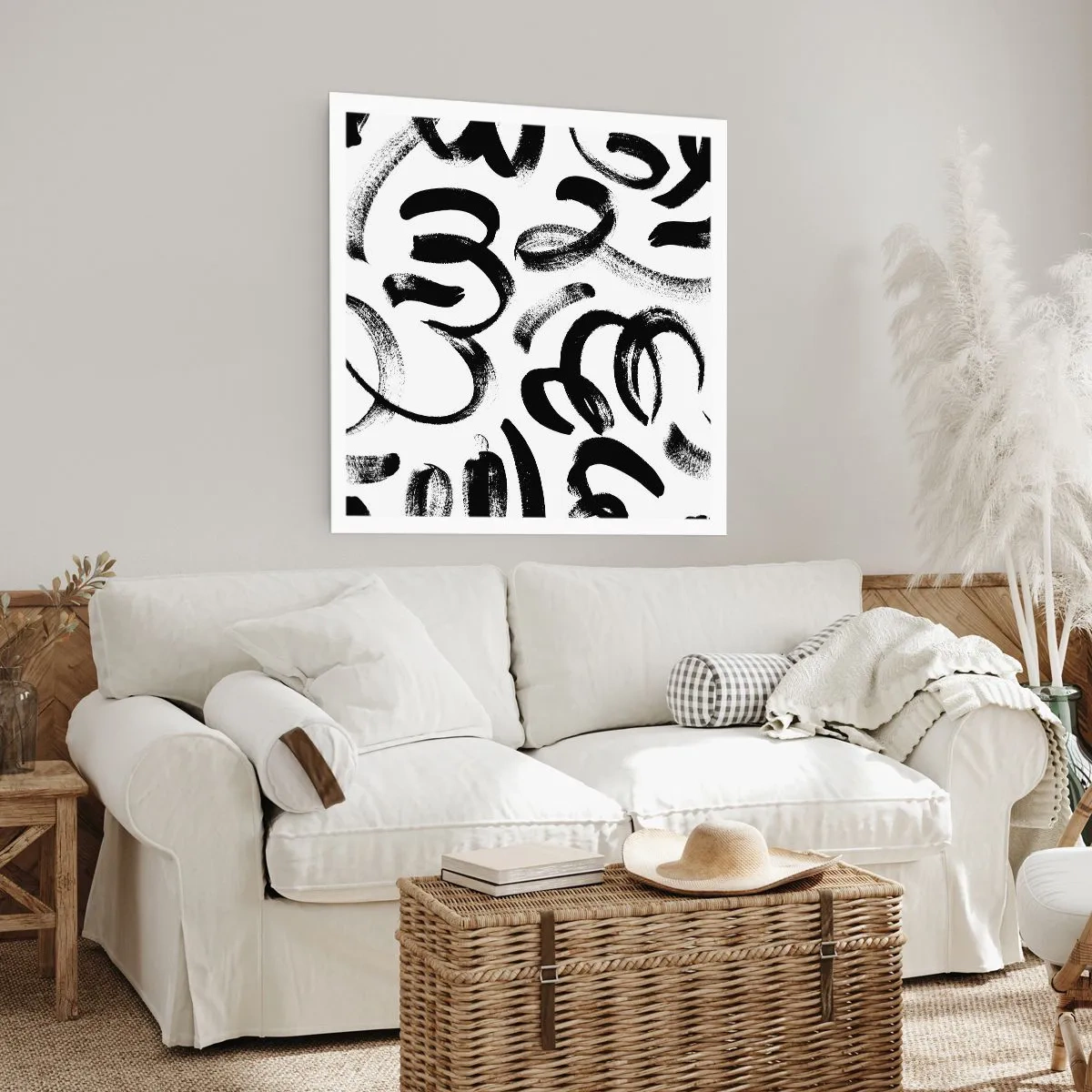 Plakat - I sort og hvidt - 60x60 cm