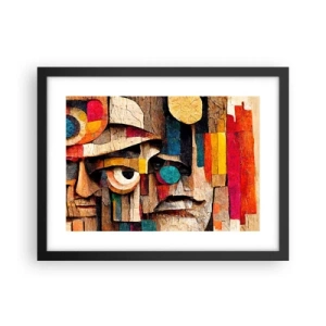 Plakat i sort ramme - Jeg kan se dig... - 40x30 cm