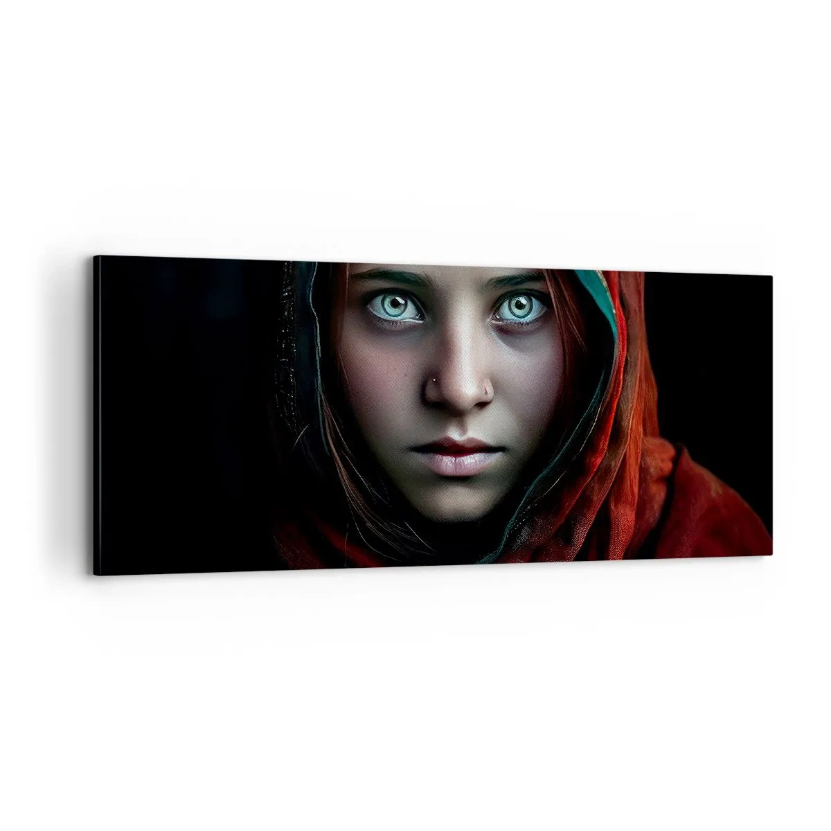 Lærredstryk - Billede på lærred - Østens prinsesse - 100x40 cm