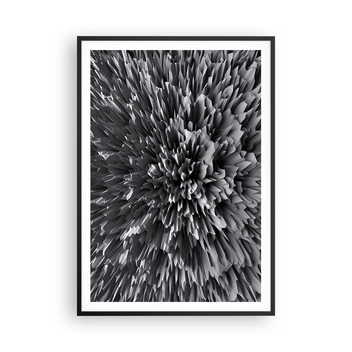 Plakat i sort ramme - Det kan ikke blive skarpere end dette - 70x100 cm