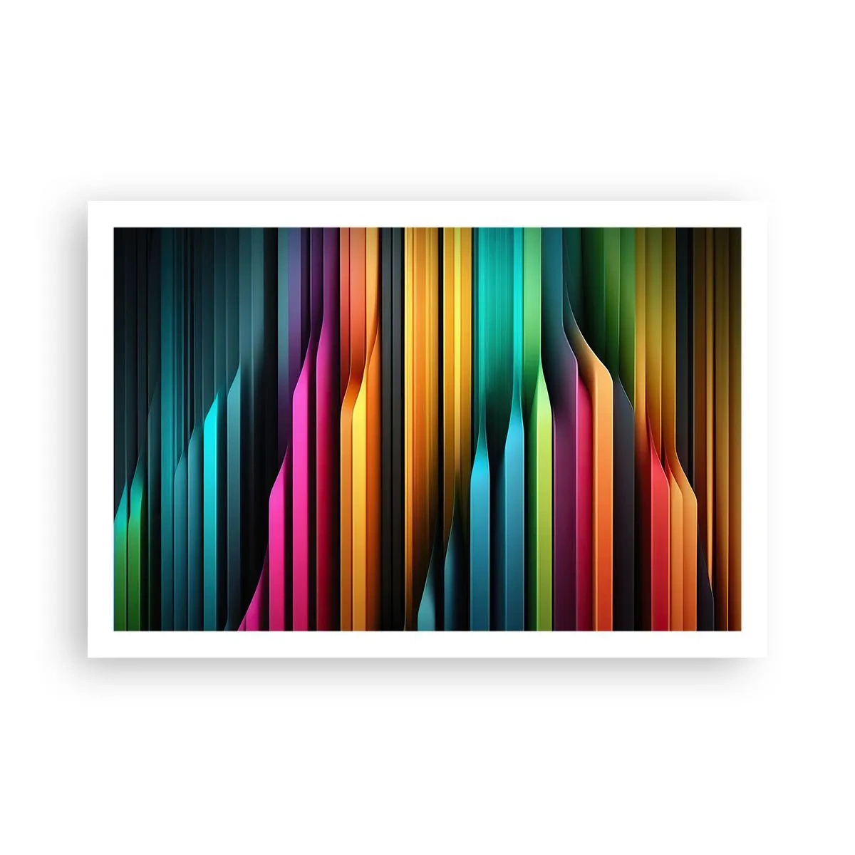 Plakat - Lysende orgel - 91x61 cm