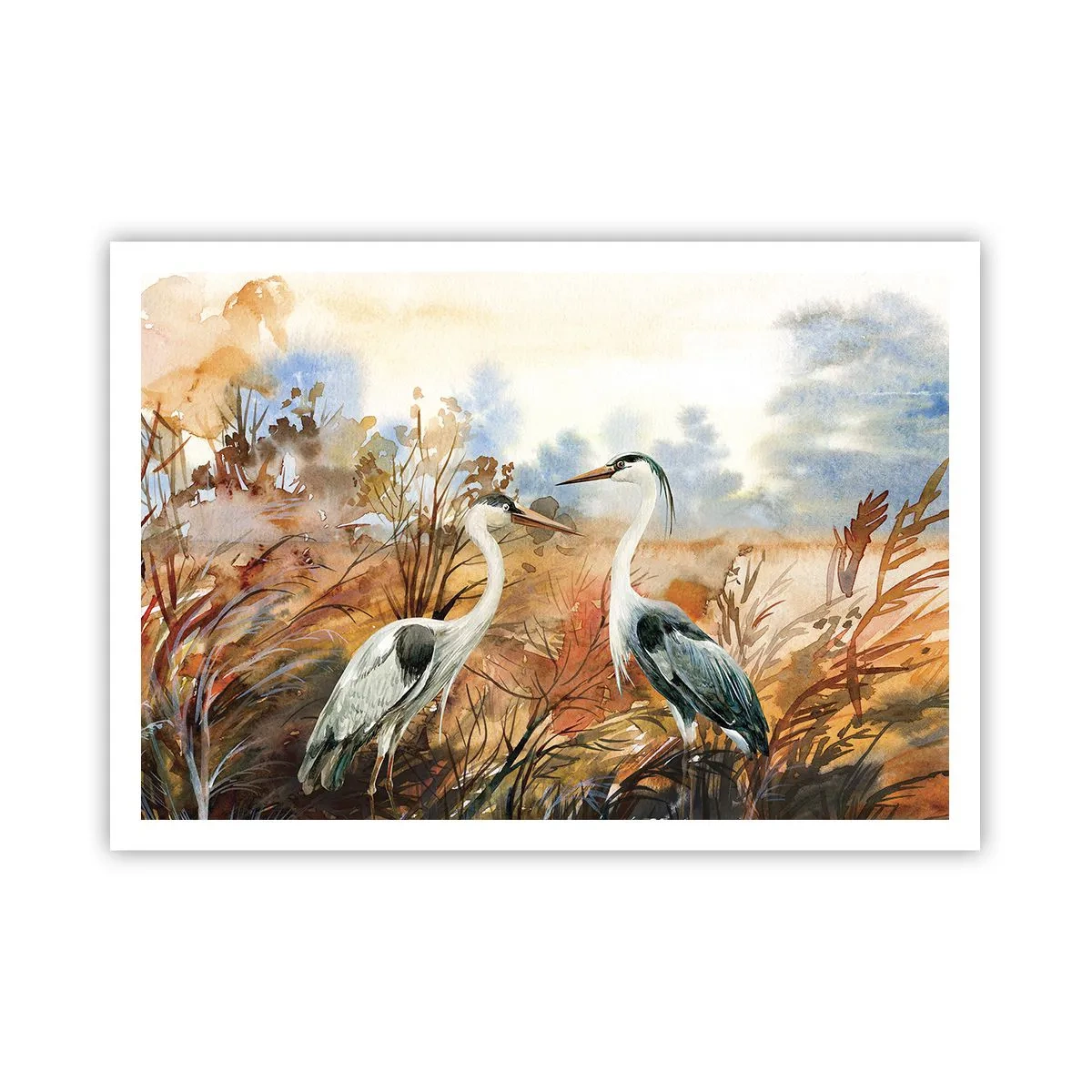 Plakat - Hvor skal vi hen om efteråret? - 100x70 cm