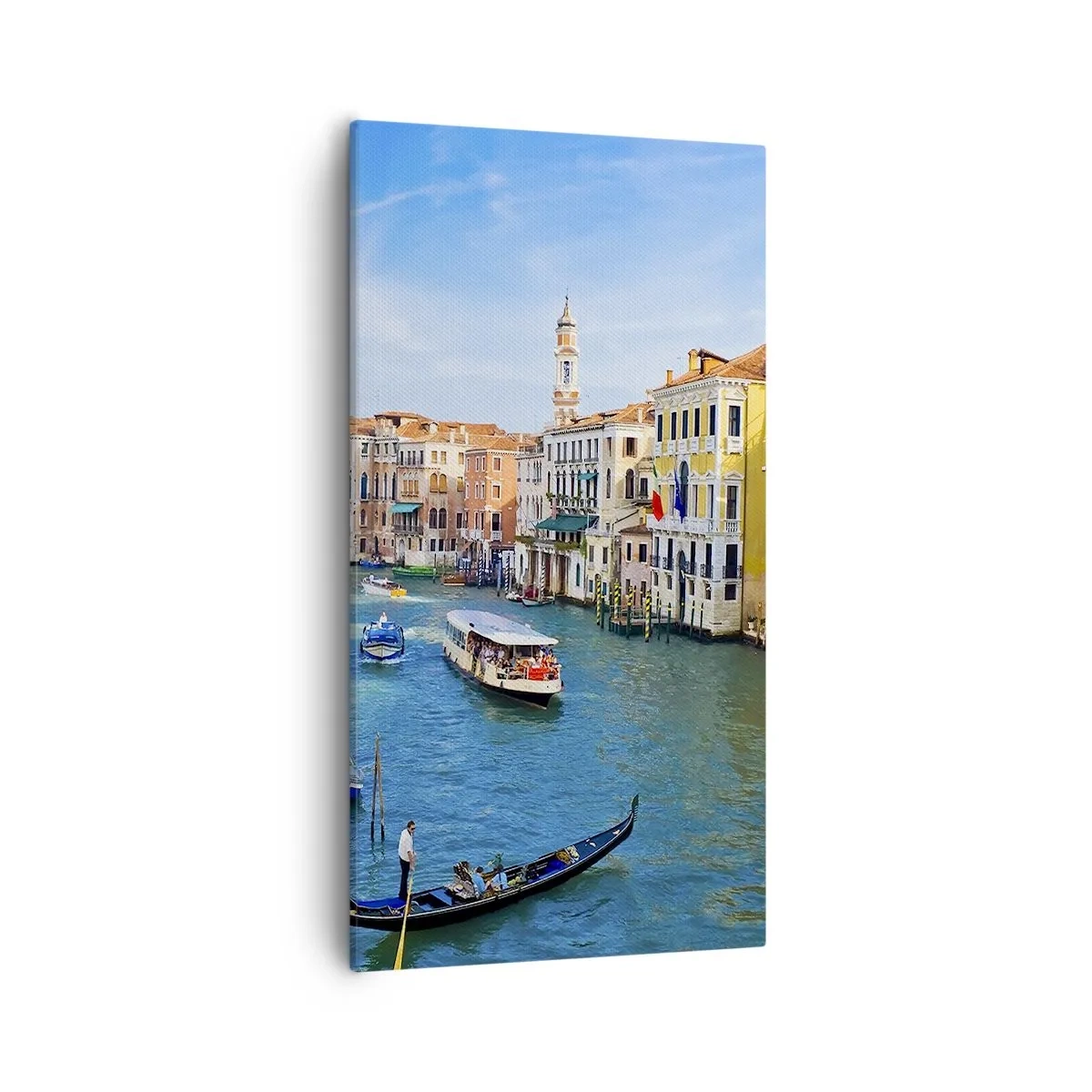 Lærredstryk - Billede på lærred - Den eneste trafik i verden - 55x100 cm