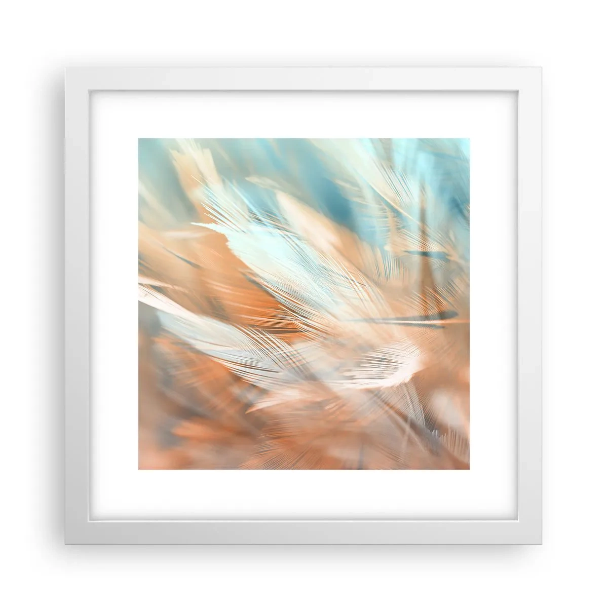 Plakat i hvid ramme - I mildhedens land - 30x30 cm