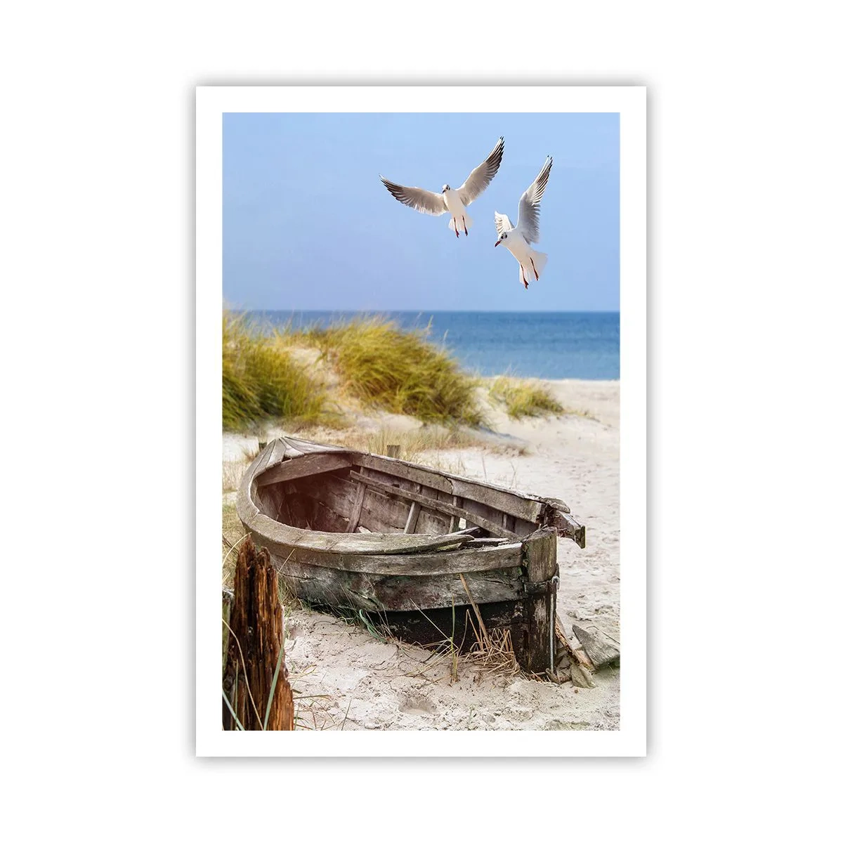 Plakat - Badet i vinden - 61x91 cm