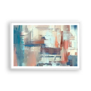 Plakat i hvid ramme - At nå lyset - 91x61 cm