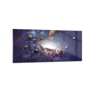 Billede på glas - Systemet med soldans - 120x50 cm