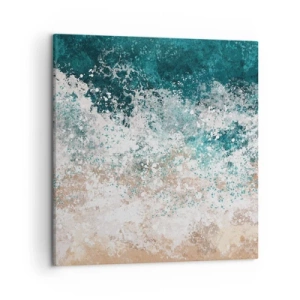 Lærredstryk - Billede på lærred - Historier fra havet - 50x50 cm