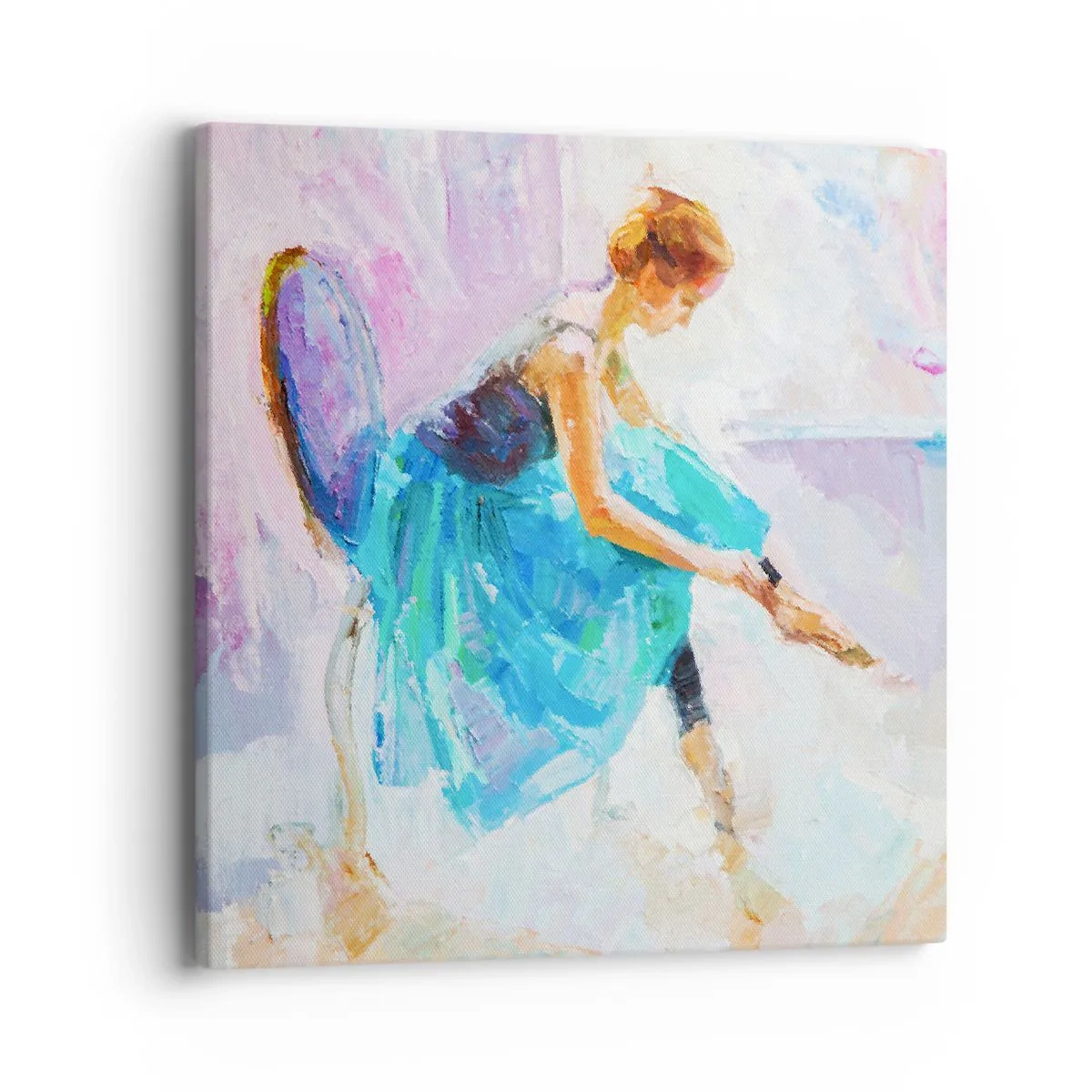 Lærredstryk - Billede på lærred - Ubeskrivelig ynde, subtil charme - 40x40 cm