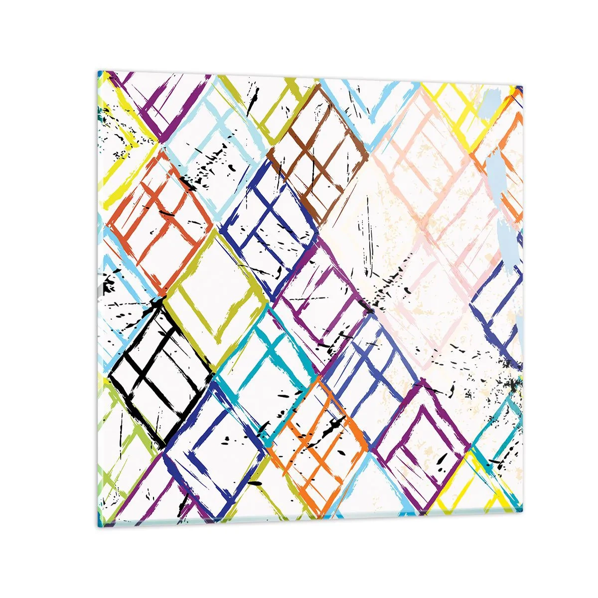 Billede på glas - Celler til udlejning - 60x60 cm