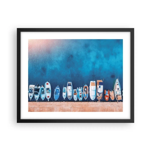 Plakat i sort ramme - I én række - 50x40 cm