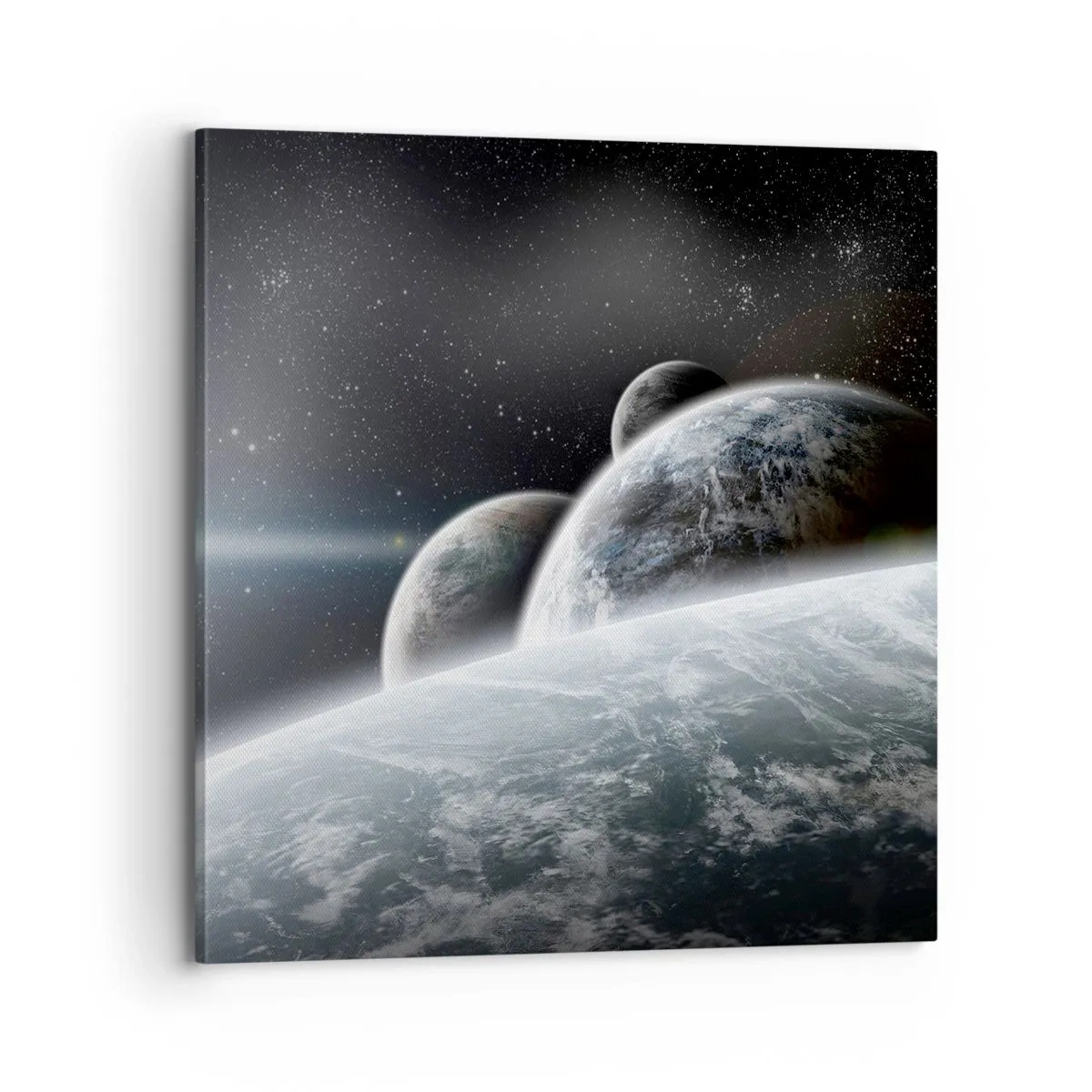 Lærredstryk - Billede på lærred - Sfærernes kosmiske musik - 70x70 cm