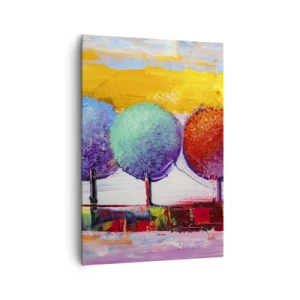 Lærredstryk - Billede på lærred - Tredje gang er lykkens gang - 70x100 cm