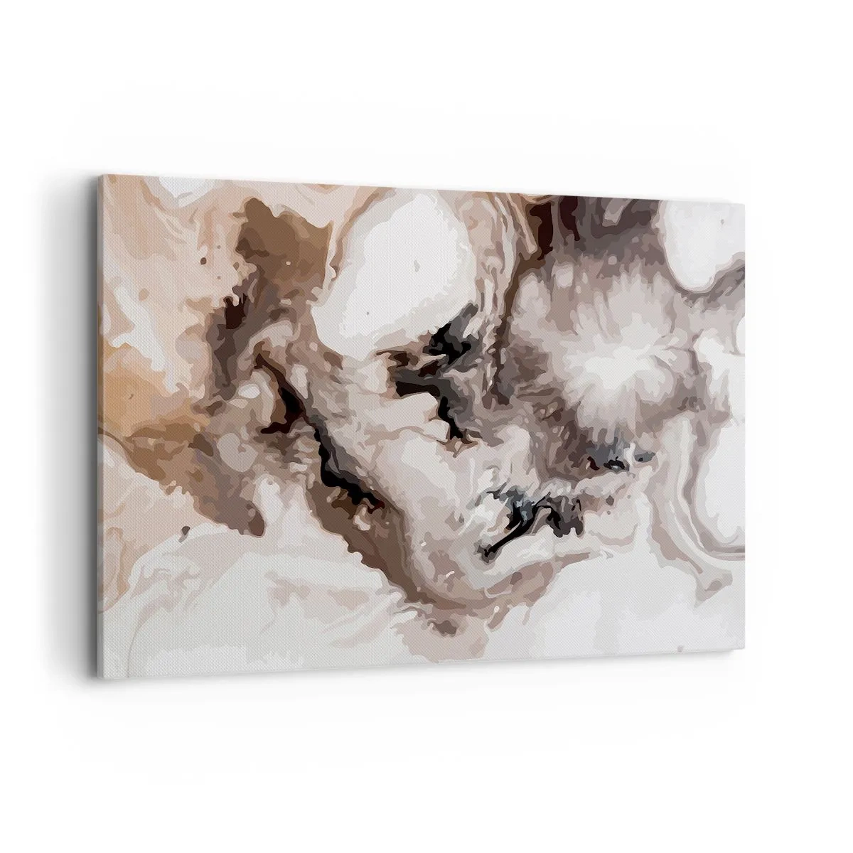 Lærredstryk - Billede på lærred - En galakses fødsel - 120x80 cm