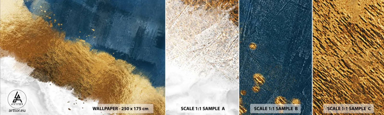 Fototapet Prøve Standard Eco - Sommerens farver - Art Deco, Stykke, Moderne - 100x30 cm