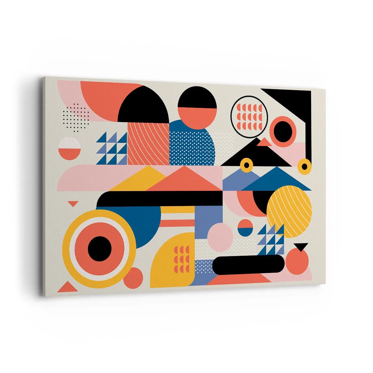 Lærredstryk - Billede på lærred - Komposition: Leg - 120x80 cm