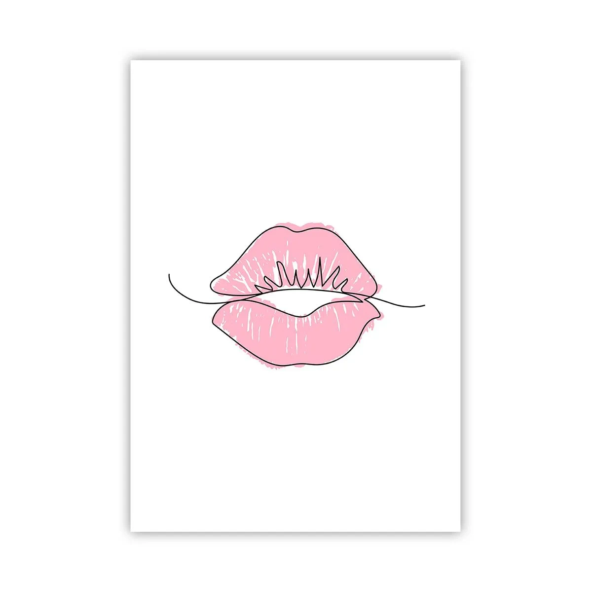 Plakat - Klar til at kysse? - 70x100 cm