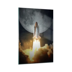 Billede på glas - Begyndelsen på et overjordisk eventyr - 80x120 cm