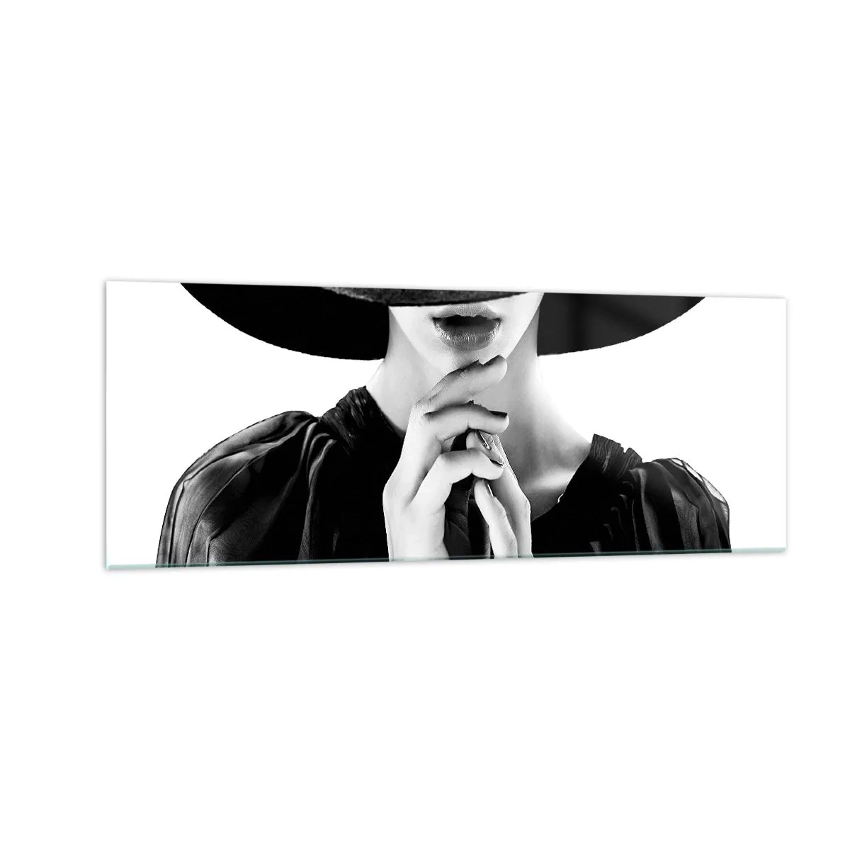 Billede på glas - Usynlig skønhed - 140x50 cm