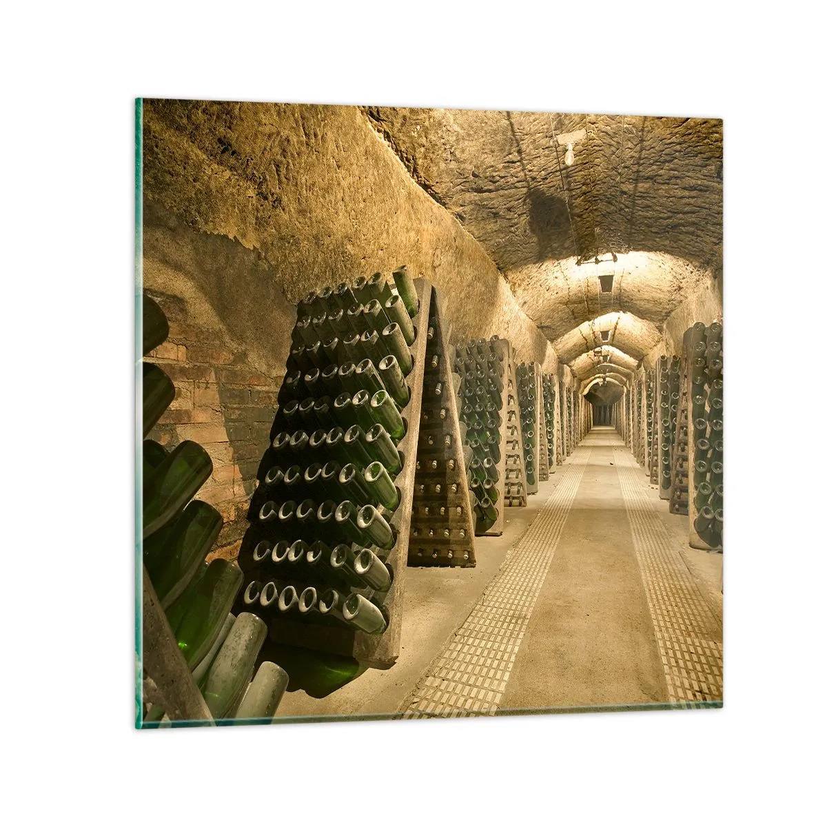 Billede på glas - Smagens fødsel - 70x70 cm