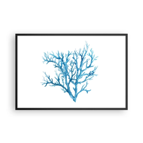 Plakat i sort ramme - Marint filigran - 91x61 cm