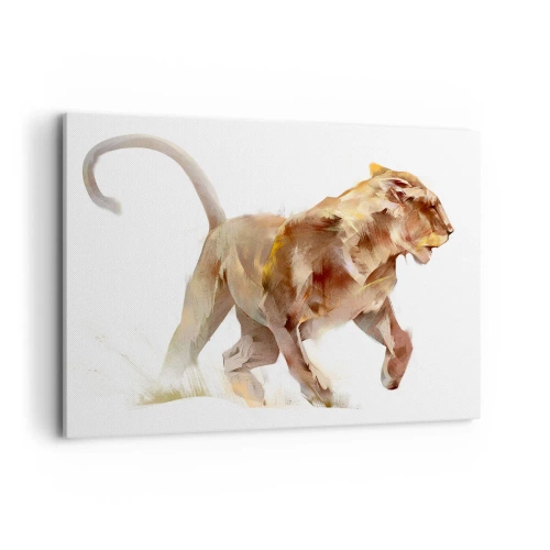 Lærredstryk - Billede på lærred - Vild ynde - 100x70 cm