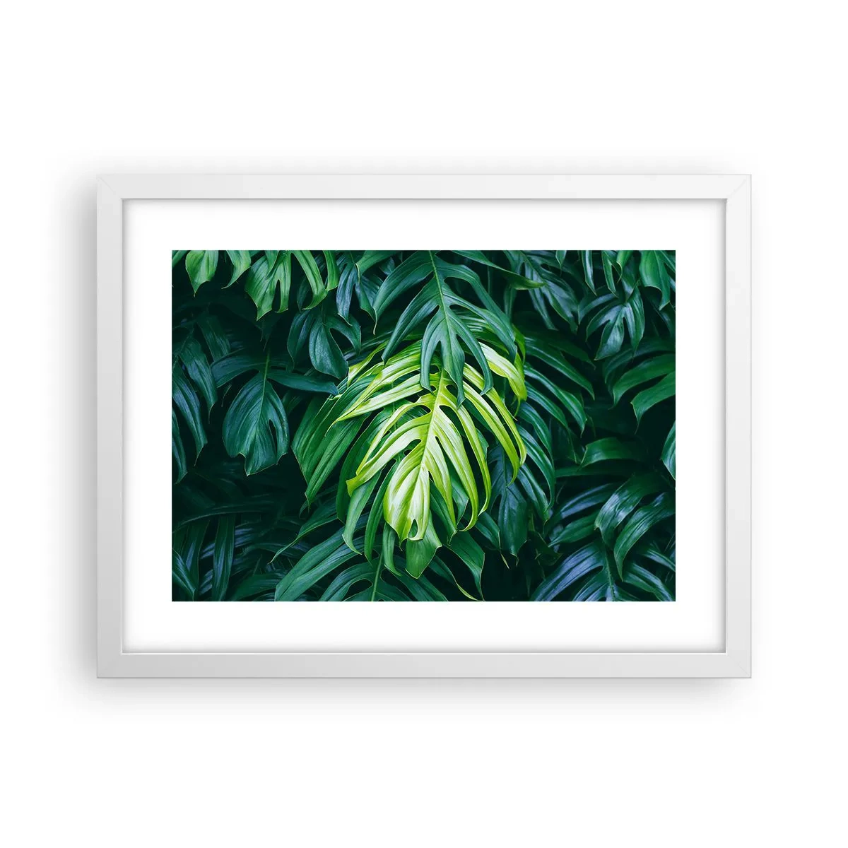 Plakat i hvid ramme - Fordyb dig i friskhed - 40x30 cm