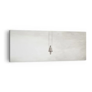 Lærredstryk - Billede på lærred - Barnet i os selv - 140x50 cm