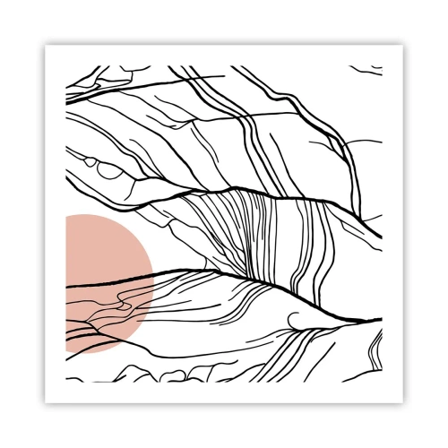 Plakat - I et netværk af kviste - 60x60 cm