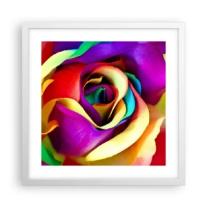 Plakat i hvid ramme - Dette er umuligt - 40x40 cm