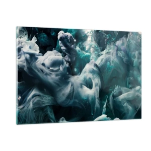 Billede på glas - Farvebevægelse - 120x80 cm