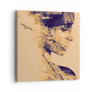 Lærredstryk - Billede på lærred - Smuk af natur - 30x30 cm