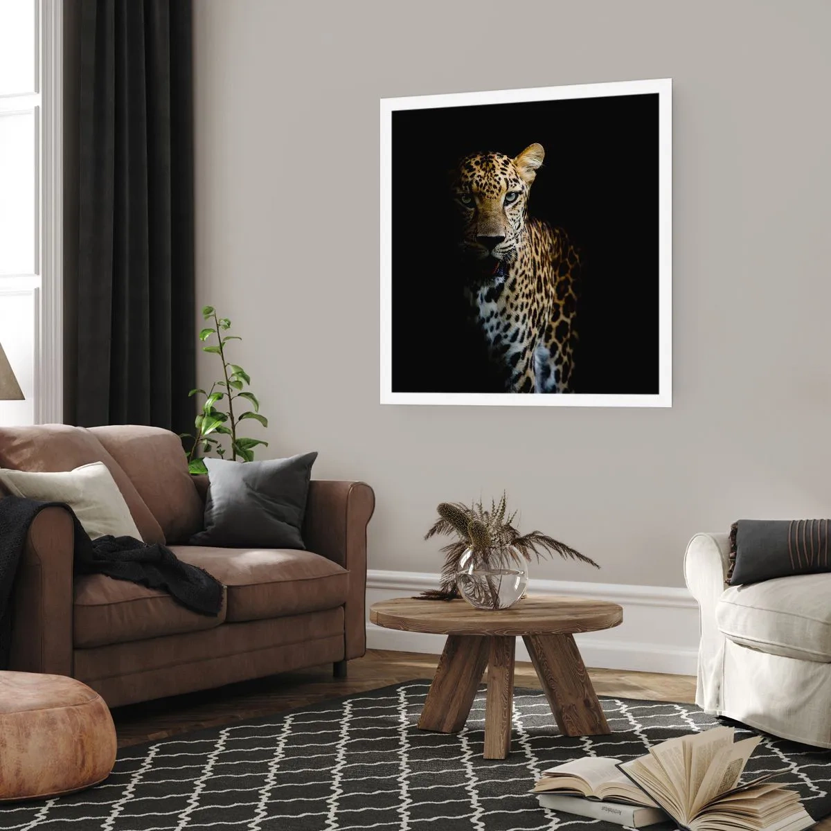 Plakat - Mørk skønhed - 60x60 cm