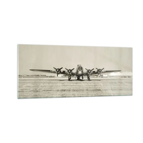 Billede på glas - Som altid klar - 100x40 cm