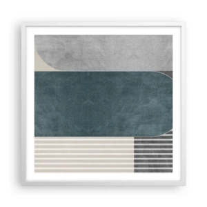 Plakat i hvid ramme - Horisontal komposition - 60x60 cm