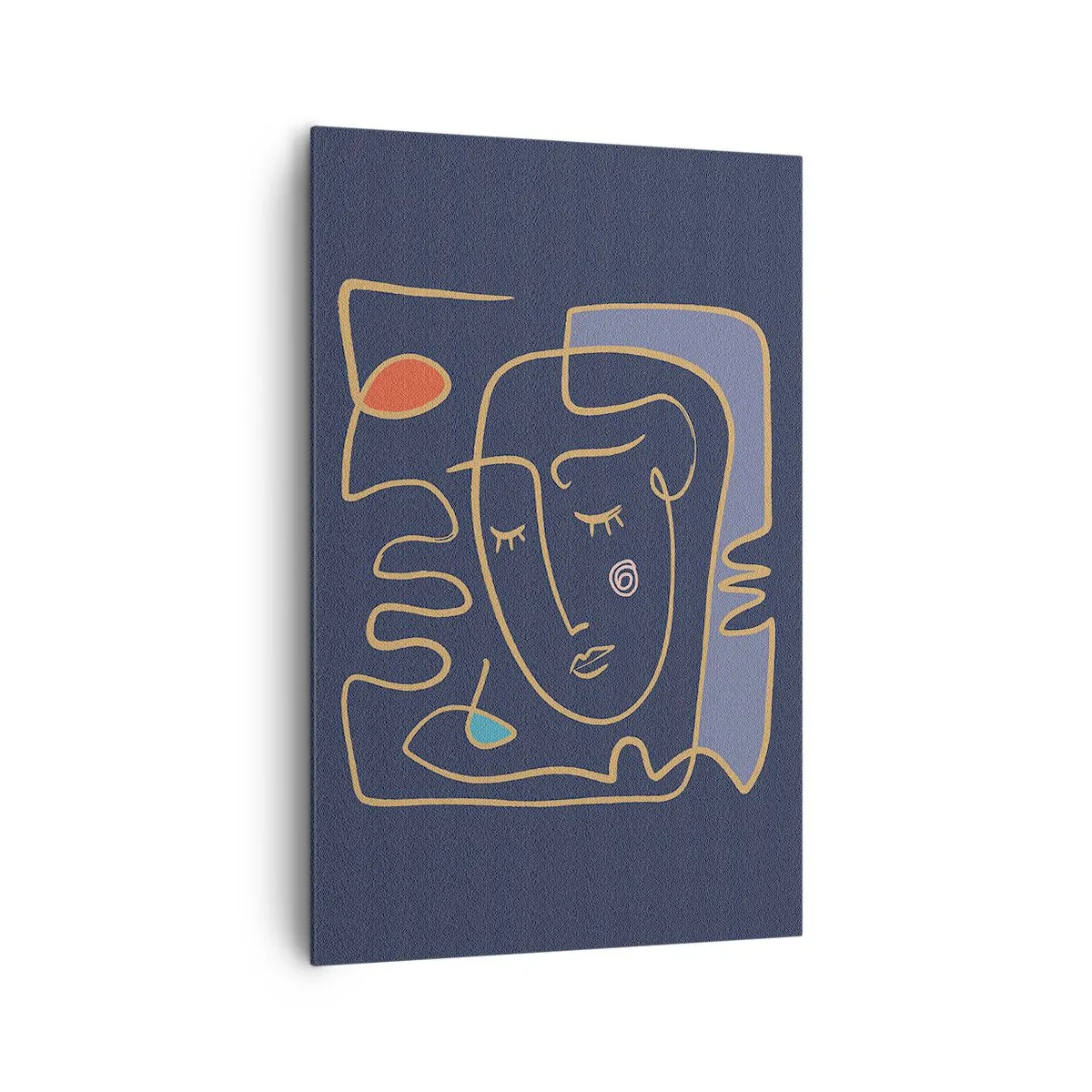 Lærredstryk - Billede på lærred - I drømmerier - 80x120 cm