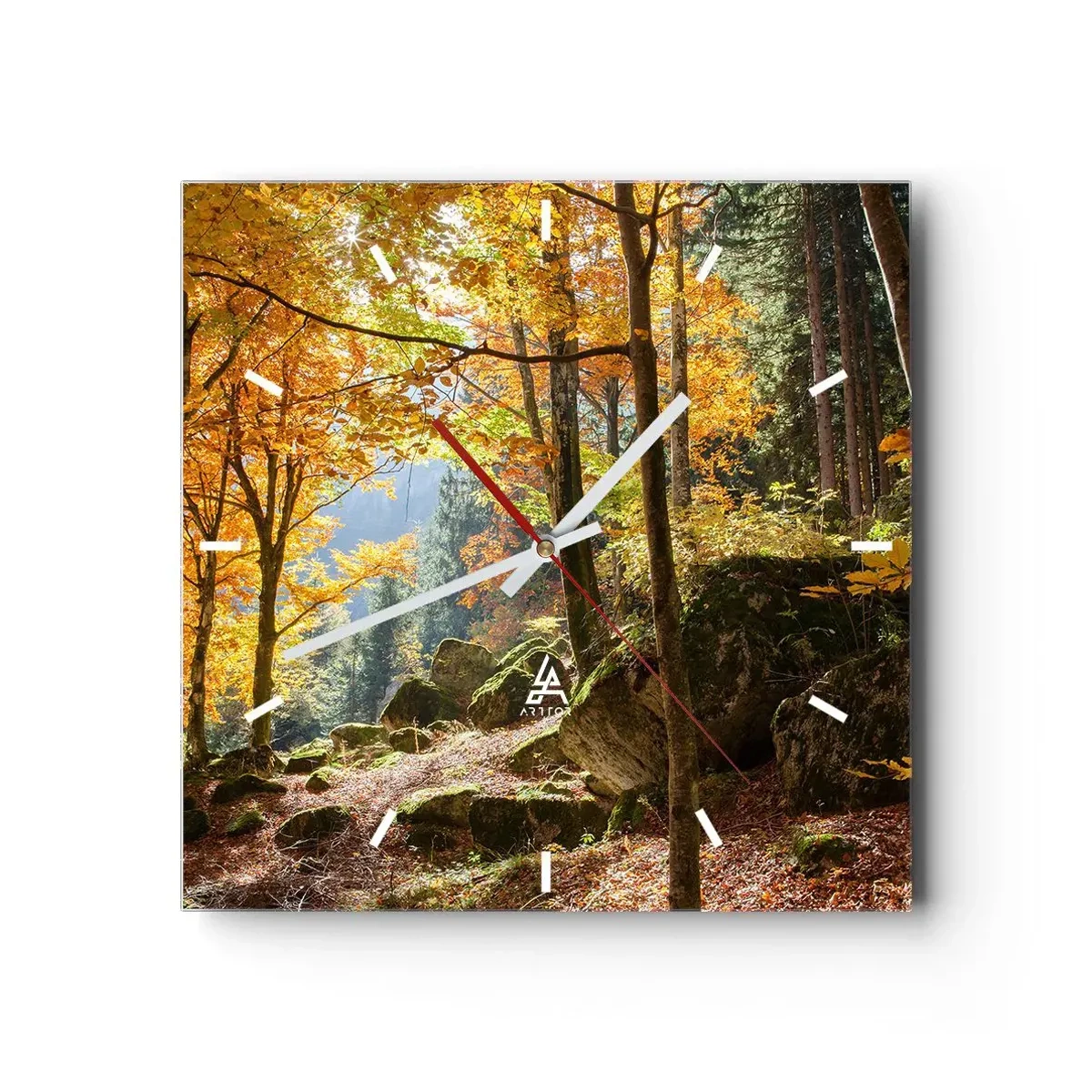 Vægur, Uret - Tid til at slappe af - 40x40 cm