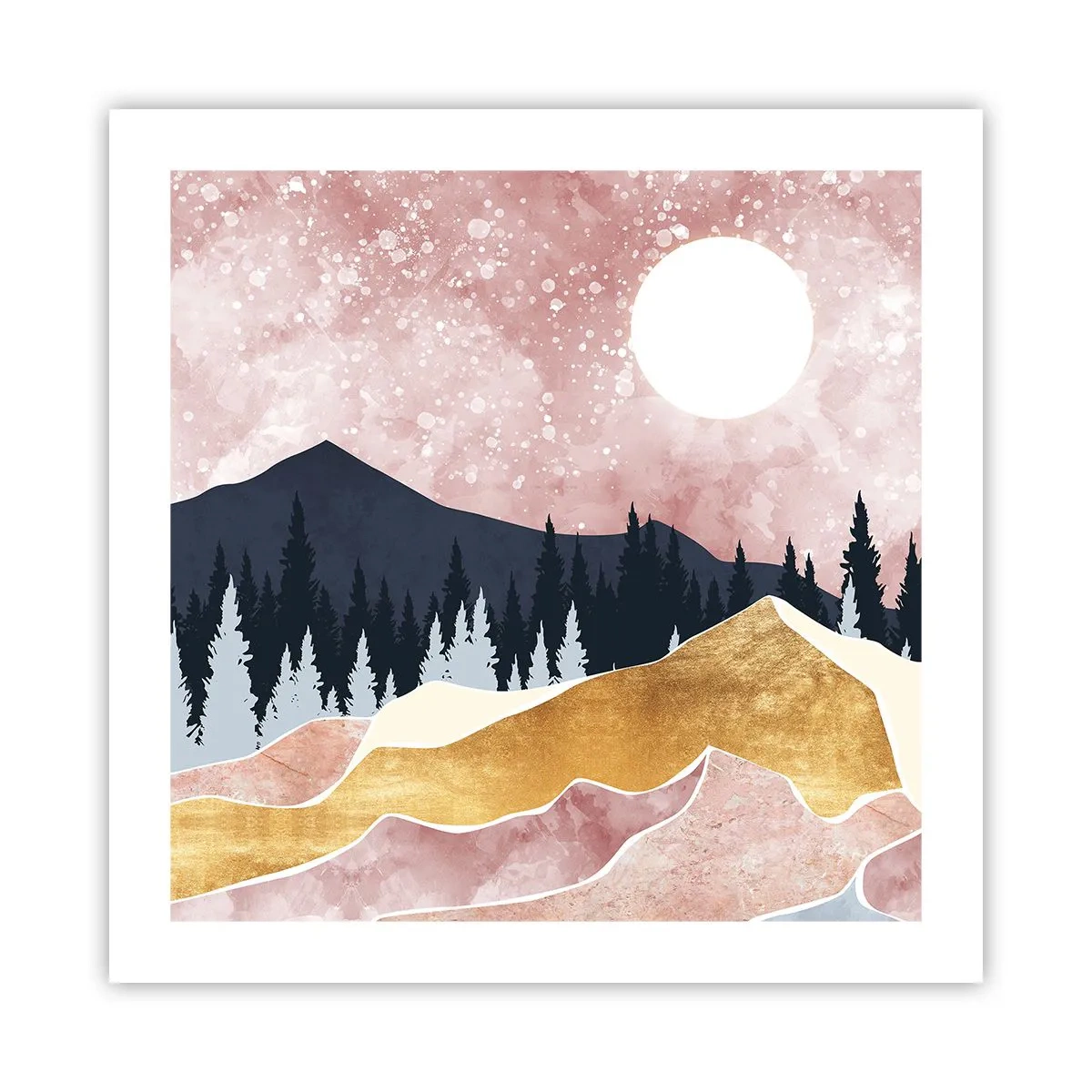 Plakat - Nattevagt - 50x50 cm