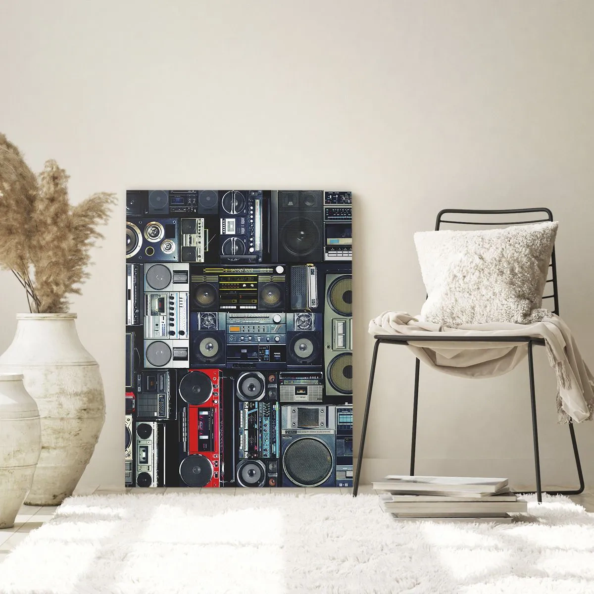 Billede på glas - Nostalgi for 1980'erne. - 80x120 cm