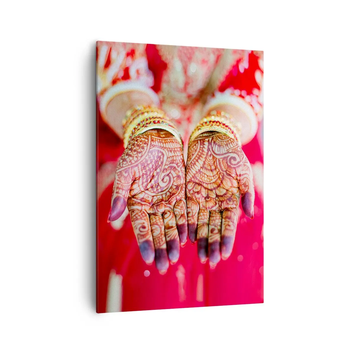 Lærredstryk - Billede på lærred - Klar til at fange lykken - 70x100 cm