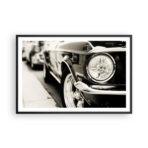 Plakat i sort ramme - Vedvarende glans - 91x61 cm