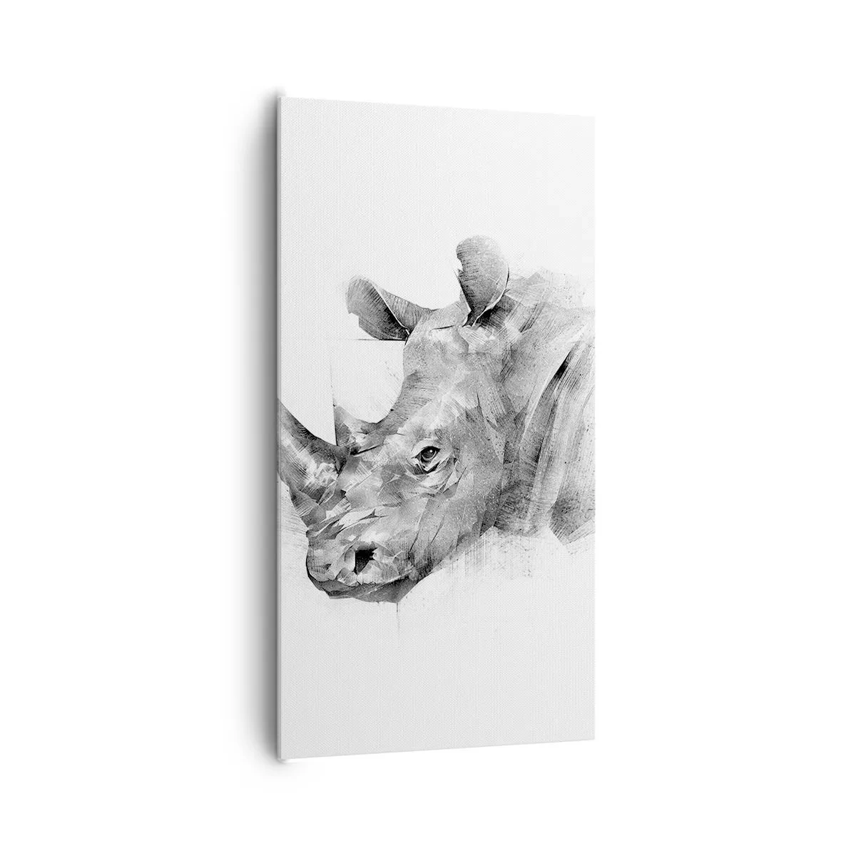 Lærredstryk - Billede på lærred - Afrikansk portræt - 65x120 cm